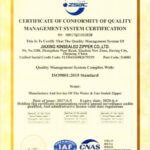 Factory ISO 9000 certificate