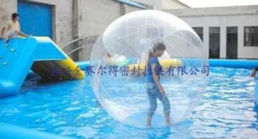 10# resin waterproof zipper for water walking-ball